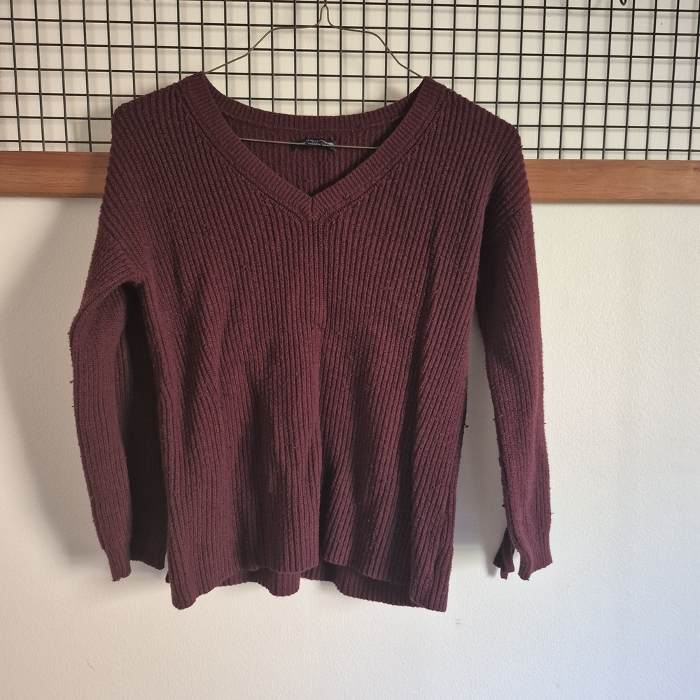 Women's Burgundy Sweater